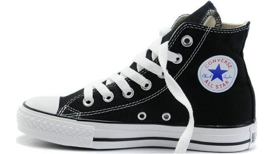 Converse classic đen cổ cao