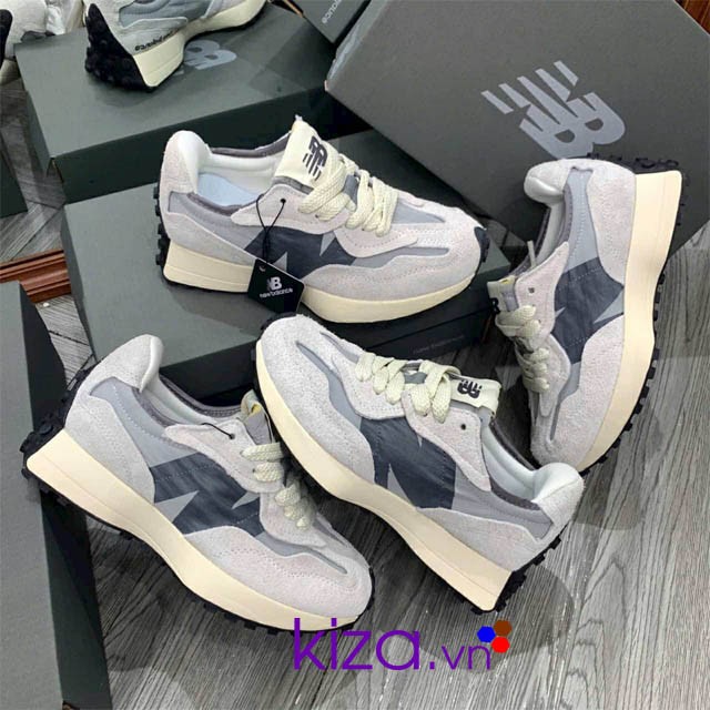 New Balance 327 màu xám đen