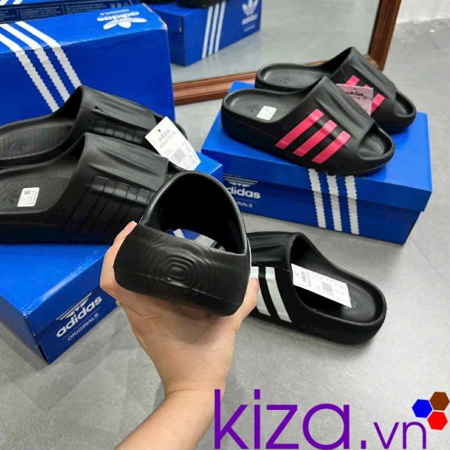 Dép nữ adidas màu đen trắng