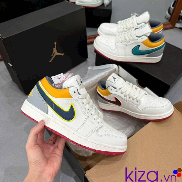 Giày nike jordan 4 màu cổ thấp