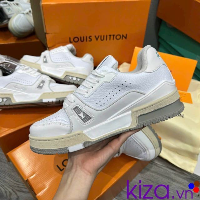 Giày Louis Vuitton 54 màu trắng xám