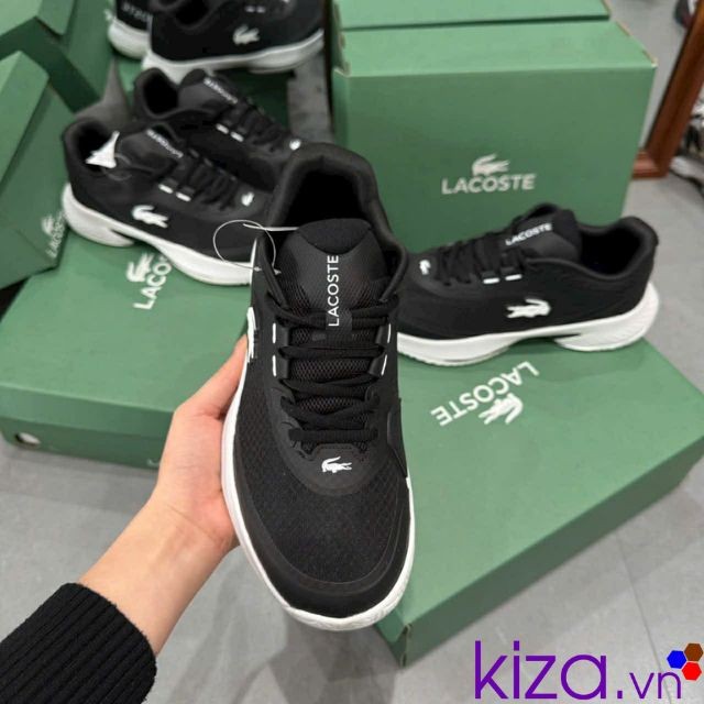 Mua giày Lacoste cá sấu mau đen