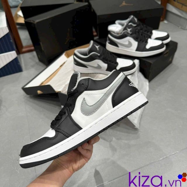 Giày nike nam jordan đen móc xám