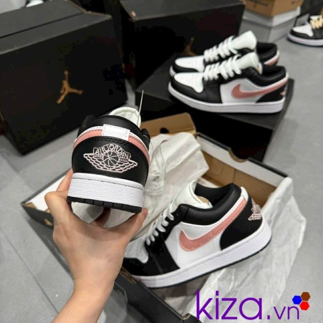 giày nike nữ jordan màu đen hồng