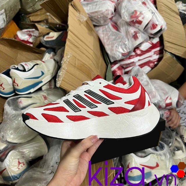 Giày Adidas Adizero màu trắng đỏ