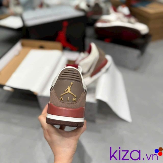 Giày nike nữ jordan 3 legacy 312 màu nâu đỏ