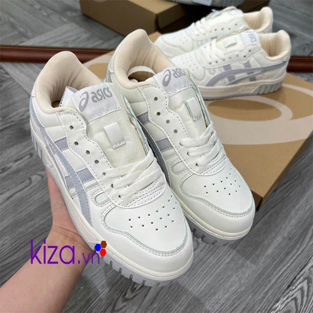 Giày thể thao Asics court màu xám