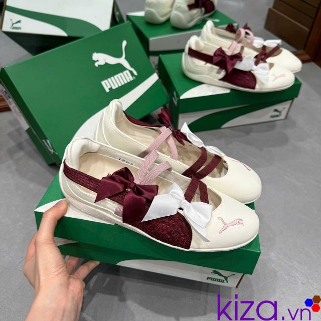 Giày  nữ búp bê Puma valentine có nơ