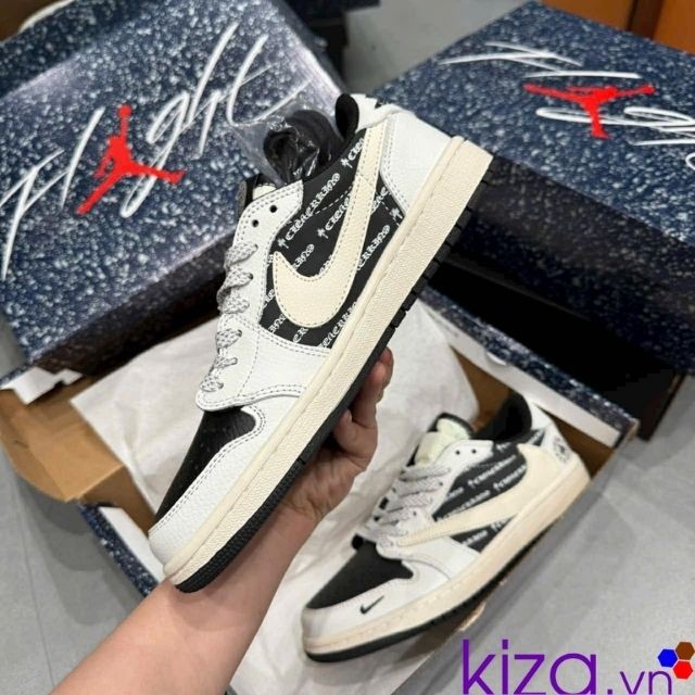 Giày Nike nam Air Jordan Travis Black monogram