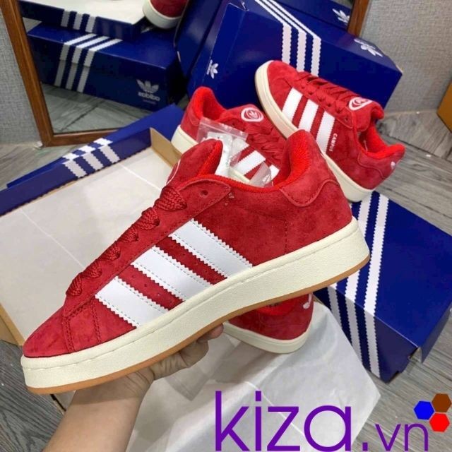 Giày Adidas Campus màu đỏ