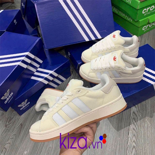 Giày Adidas Campus màu kem