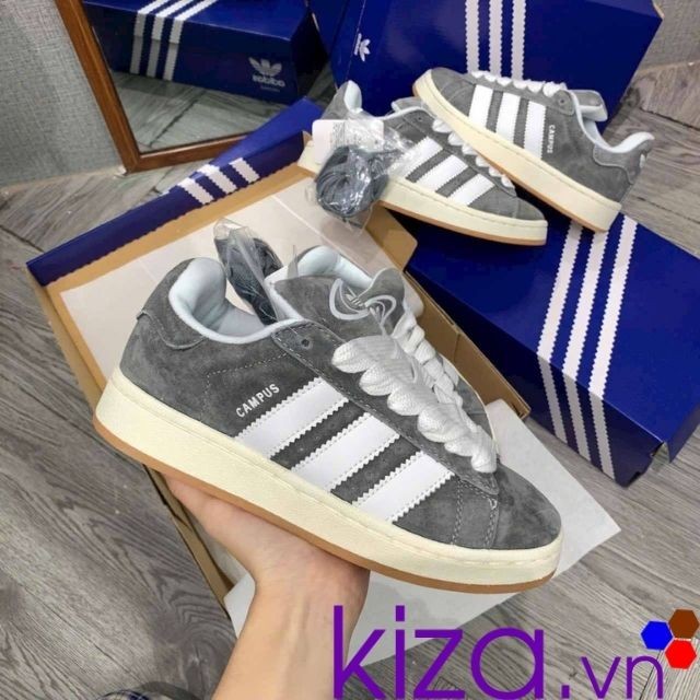 Giày Adidas Campus màu xám chuột