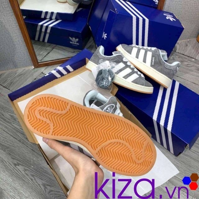 Giày Adidas Campus màu xám