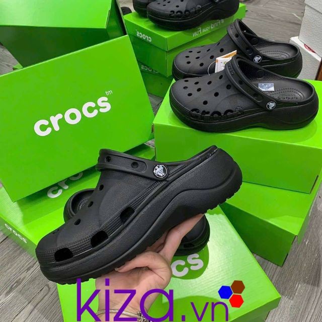 Dép crocs màu đen