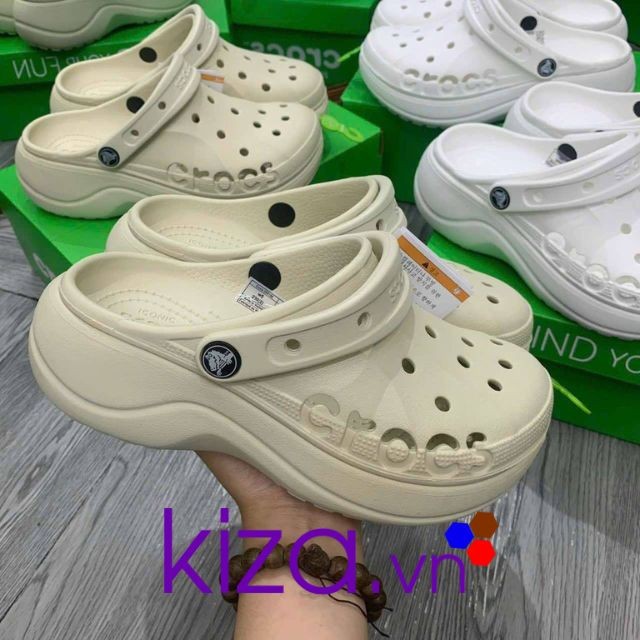 sục crocs đế cao