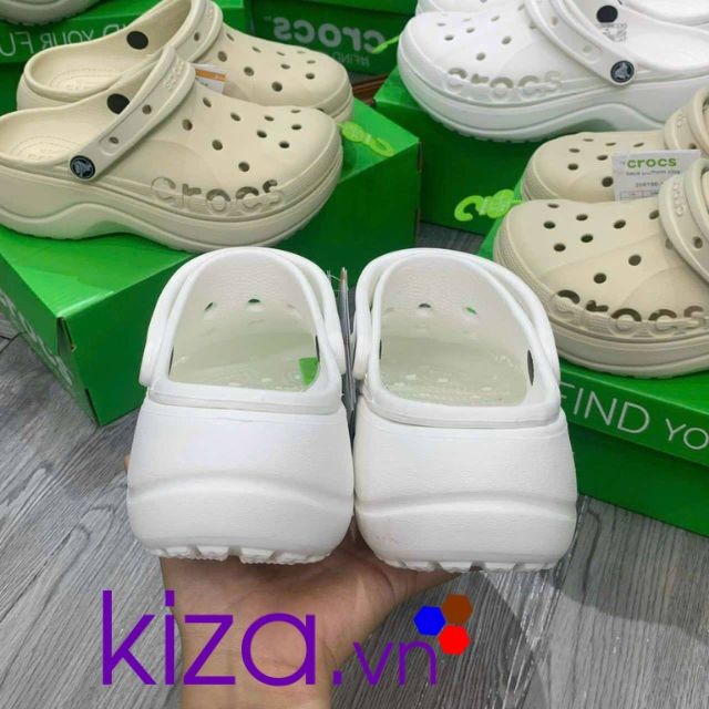 sục crocs đế cao