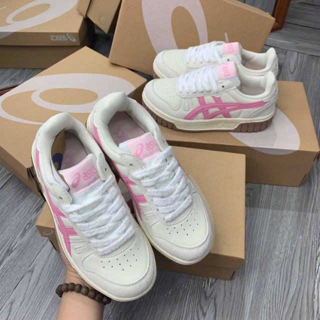 Giày Asics nữ màu hồng