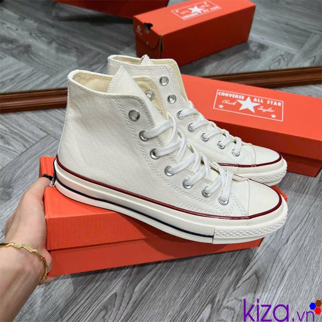 Giày Converse 1970s trắng kem Rep caocổ