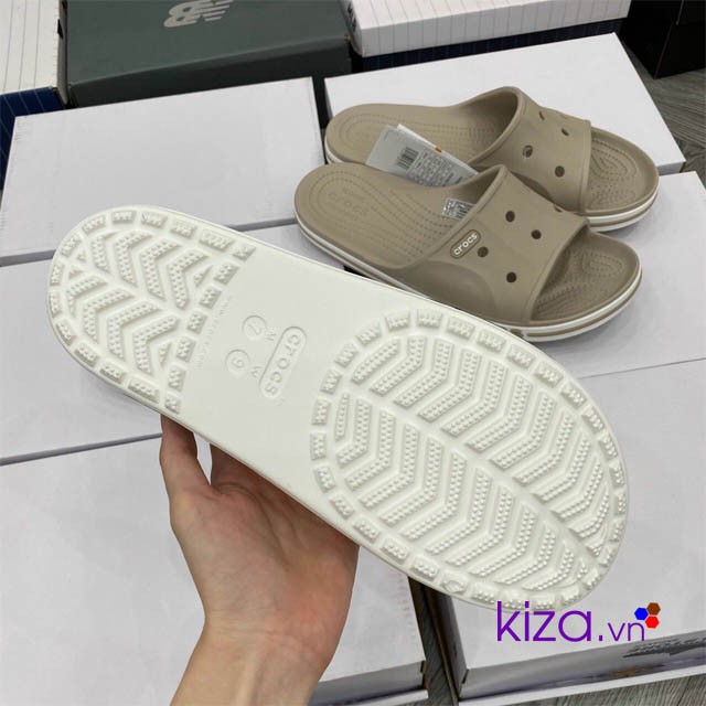 dép crocs baya trắng