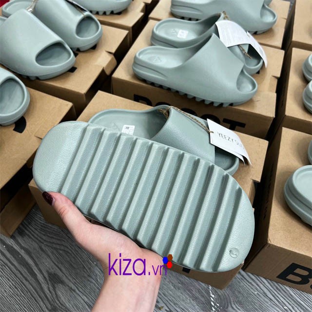 Dép adidas béo màu xanh