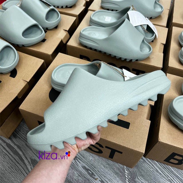 Dép adidas màu xanh