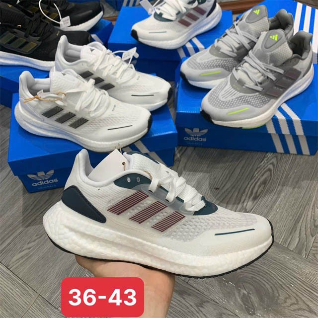 Giày Adidas Pure Boost Xám Mận