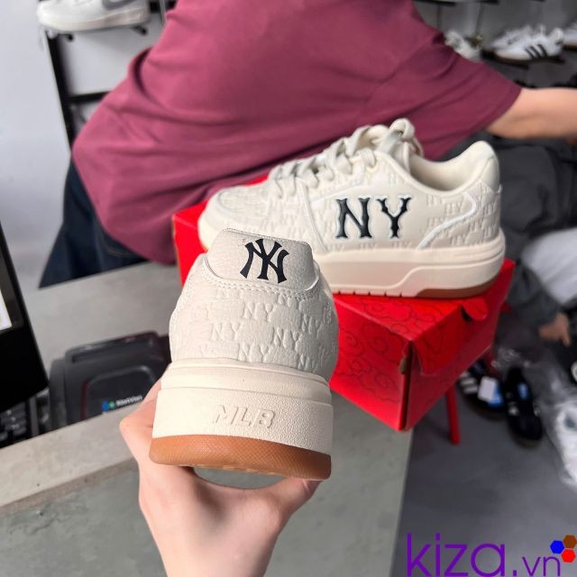 Giày MLB Denim màu trắng
