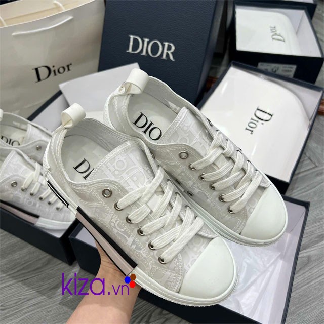 Giày Dior B23 màu trắng kem