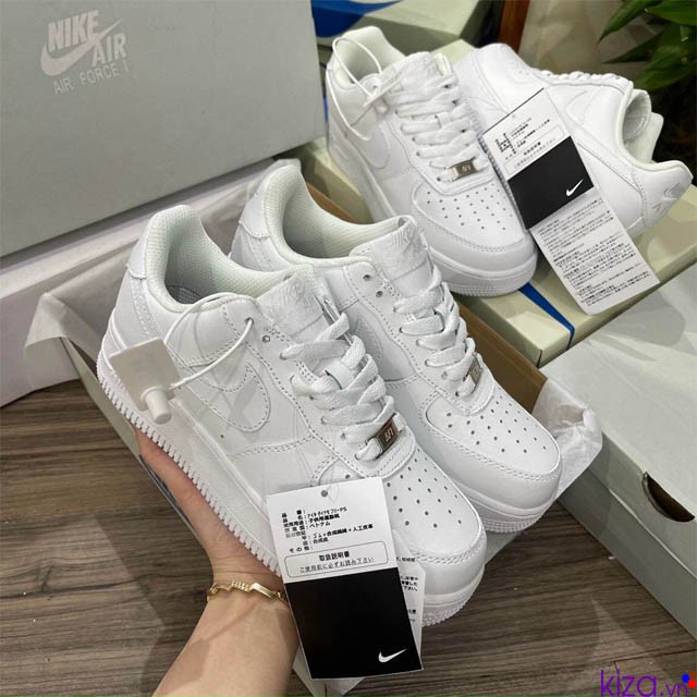 Giày nike air force one trắng full rep nam