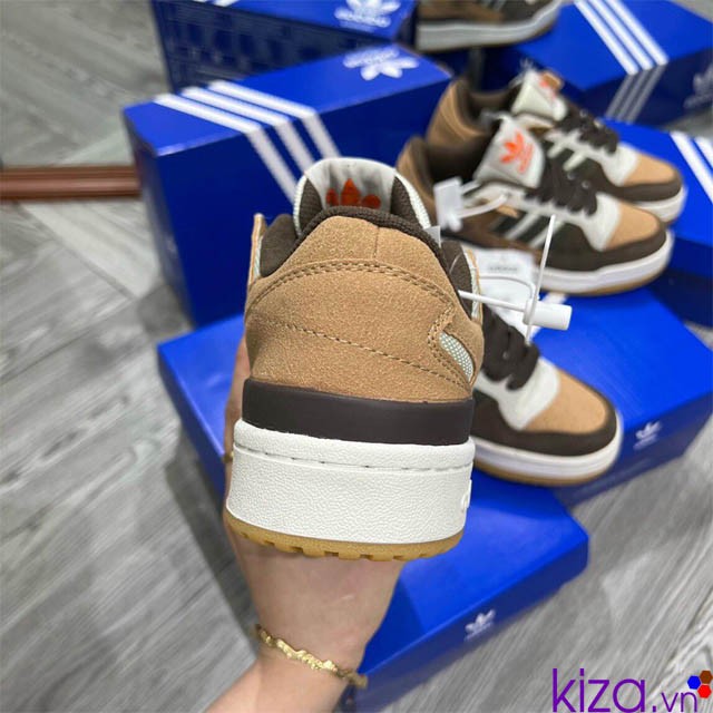 Giày Adidas Forum 84 low màu nâu Replica