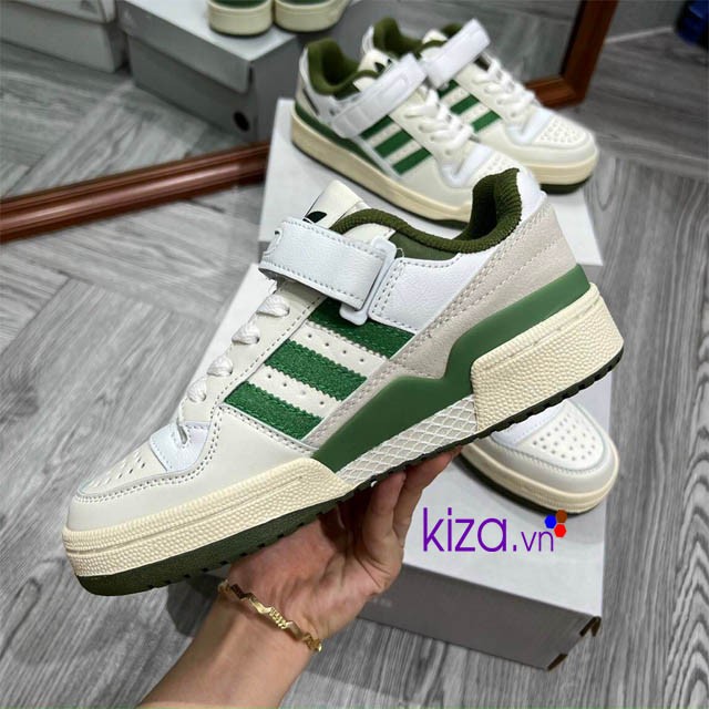 Adidas Forum Low màu xanh
