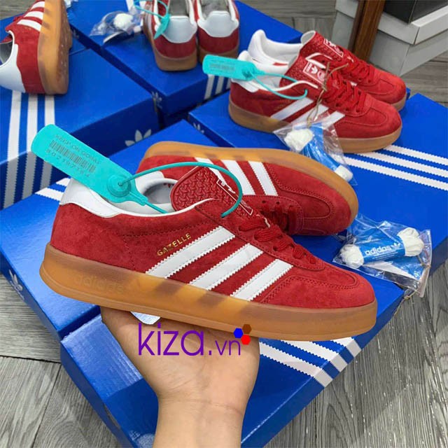 Giày Adidas nam Gazellemàu đỏ