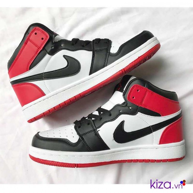 Giày Nike Jordan màu đỏ trắng giá rẻ 001
