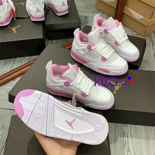 Giày nike nữ air jordan 4 màu hồng