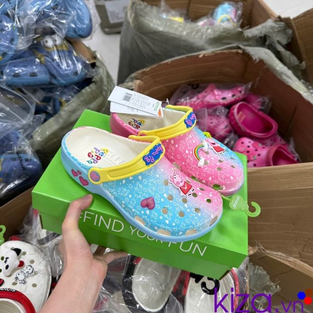 Dép crocs nữ heo peppa