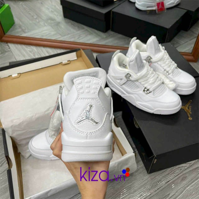 Giày Nike Jordan 4 trắng full