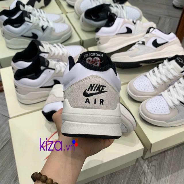 Giày Nike Air Jordan Stadium 90 màu xám kem