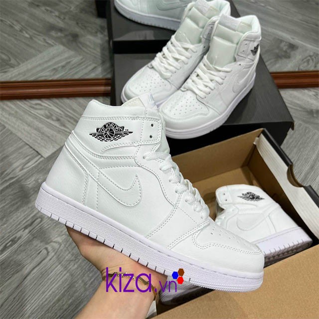 Giày nike nam Jordan 1 trắng