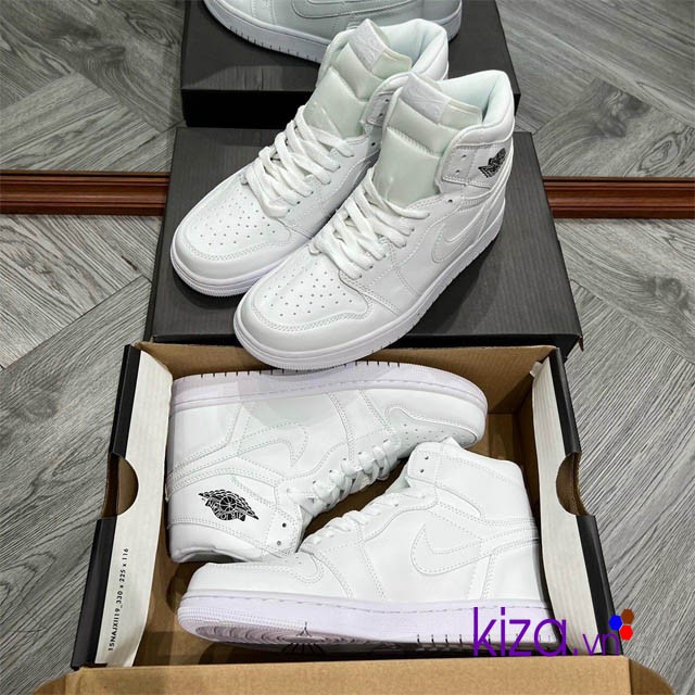 Giày nike nữ Jordan 1 màu trắng