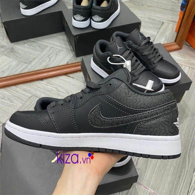 Giày nike jordan thấp cổ màu đen full