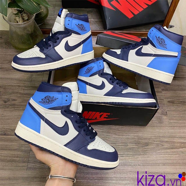 Giày nike jordan 1 tím than nam
