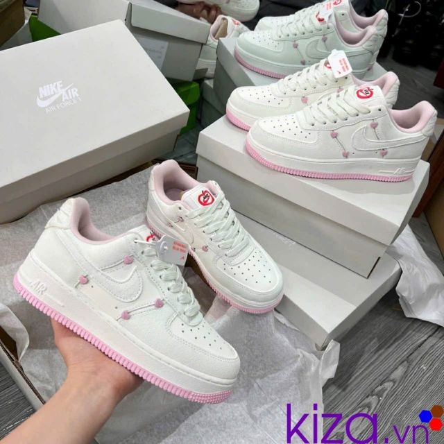 Giày nike air màu hồng nữ