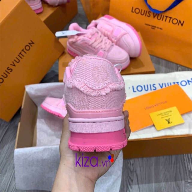 Giày Louis vuitton màu hồng nữ