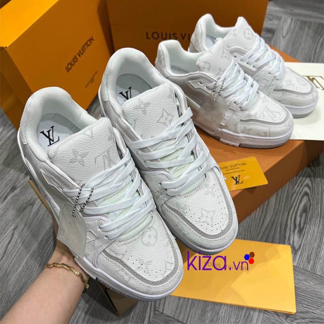 Giày Louis Vuitton trắng xám rep 11
