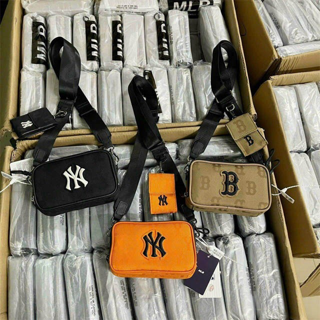 Túi đeo chéo MLB màu cam