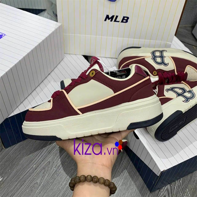 Giày MLB Liner chữ B màu mận