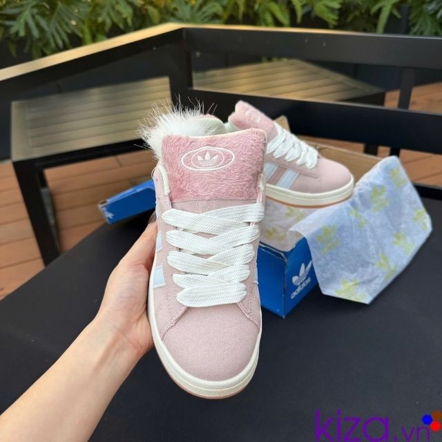 Giày adidas campus màu hồng cho nữ