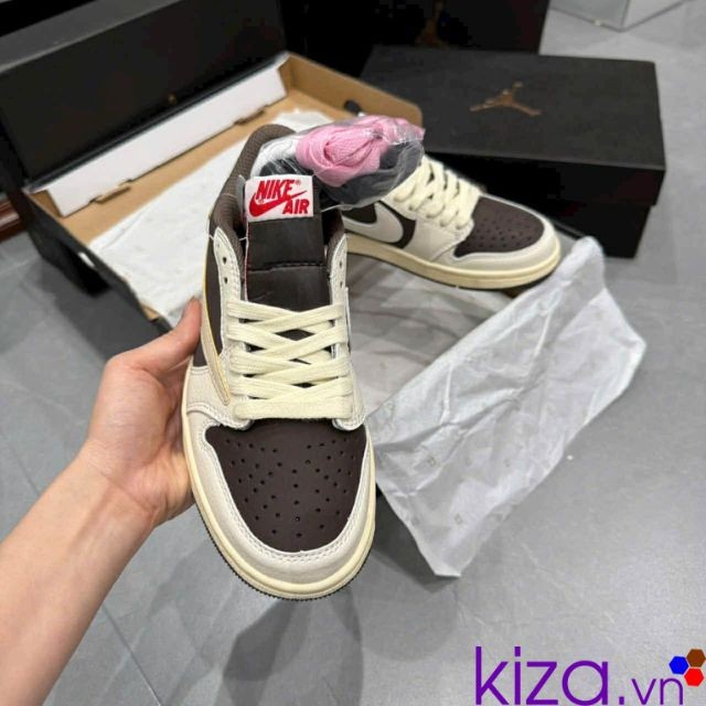 Giày nike nam travis màu nâu kem