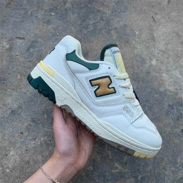 Giày New Balance 550 vàng kem đế nâu  Rep