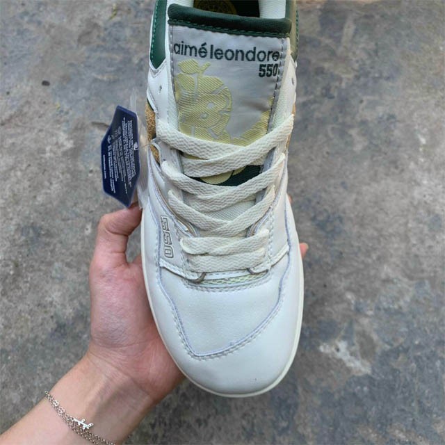Giày New Balance 550 vàng kem đế nâu nam 